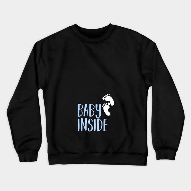 pregnancy baby inside Crewneck Sweatshirt by SplashDesign